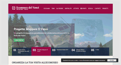 Desktop Screenshot of ecomuseo.vanoi.it